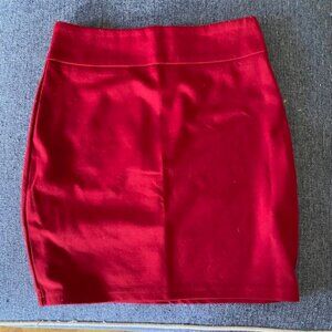 TOBI red mini skirt SMALL